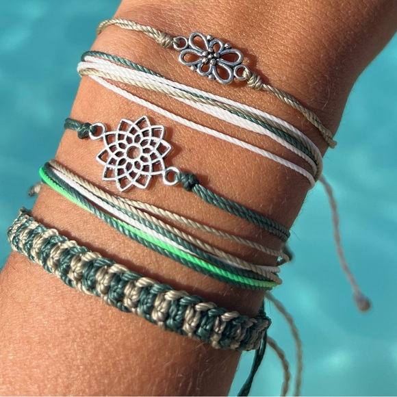 🏞️🌳NEW Pura Vida Inspired/Nature/Fresh Air /Set 5Handmade Adjustable Bracelets - Picture 7 of 11